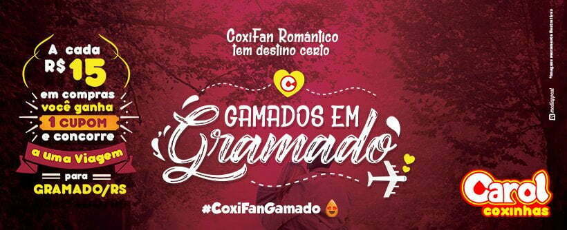 Carol Coxinhas lança Gamados em Gramado para o Dia dos Namorados