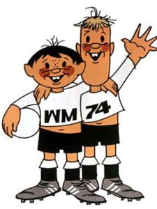 Tip e Tap, mascotes da copa do mundo da Alemanha.