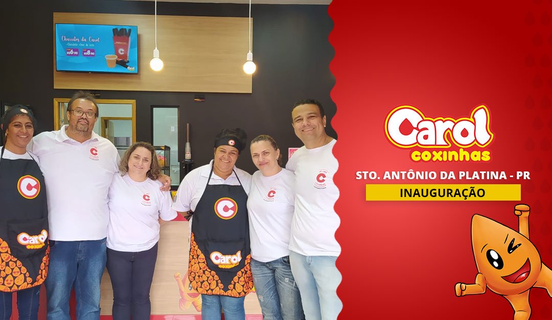 Carol Coxinhas chega em Sto. Antônio da Platina no Paraná para espalhar sabor e amor!