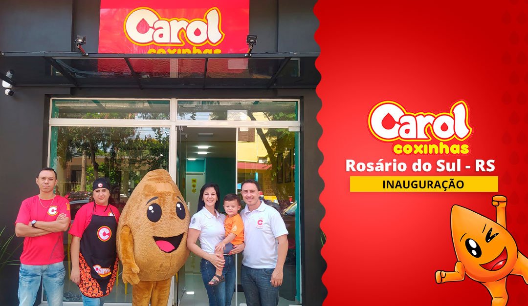 Carol Coxinhas chega em Rosário do Sul no Rio Grande do Sul para espalhar sabor e amor!