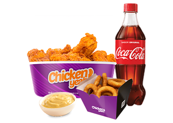 Chicken Yeah Frango Frito no Balde - Pede Delivery - Combo P