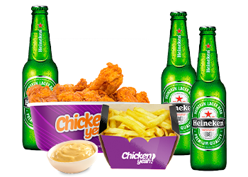 Chicken Yeah Frango Frito no Balde - Pede Delivery - Combo G