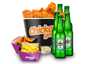 Chicken Yeah Frango Frito no Balde - Pede Delivery