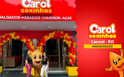 Carol Coxinhas inaugura em Cacoal, Rondônia