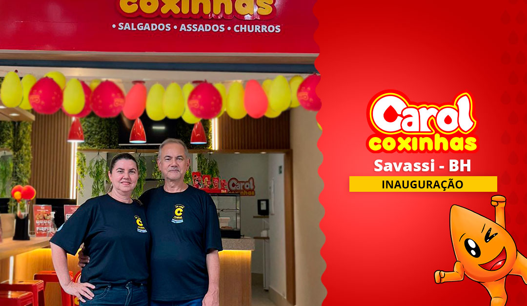 Carol Coxinhas inaugura em Savassi, Belo Horizonte